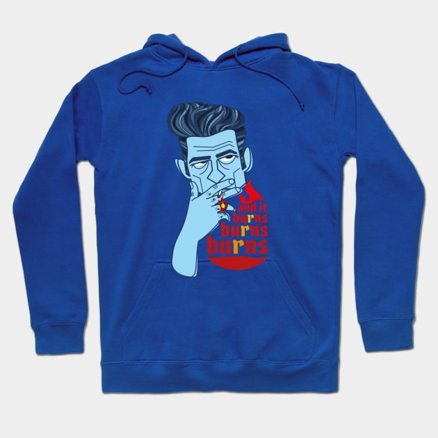 JOHNNY CASH TRIBUTE Hoodie by bembureda